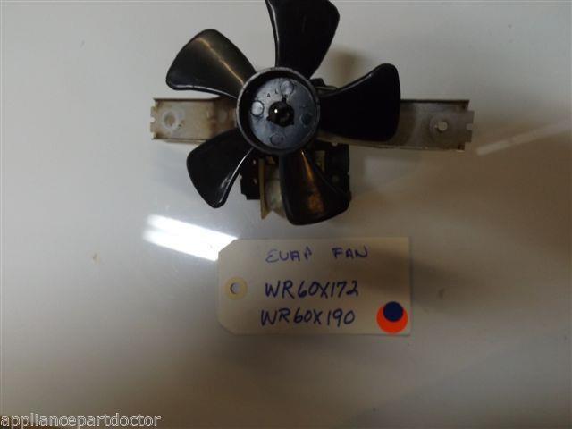 REFRIGERATOR WR60X172 WR60X190 EVAPORATOR MOTOR with blade USED PART REFRIGERATOR WR60X172 WR60X190 EVAPORATOR MOTOR with blade USED PART